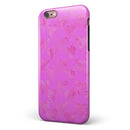 The Vibrant Pink Tiny Hearts of a Whole iPhone 6/6s or 6/6s Plus 2-Piece Hybrid INK-Fuzed Case