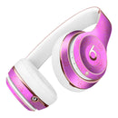 The Vibrant Pink Tiny Hearts of a Whole Full-Body Skin Kit for the Beats by Dre Solo 3 Wireless Headphones