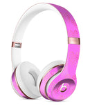 The Vibrant Pink Tiny Hearts of a Whole Full-Body Skin Kit for the Beats by Dre Solo 3 Wireless Headphones