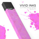 The Vibrant Pink Tiny Hearts of a Whole - Premium Decal Protective Skin-Wrap Sticker compatible with the Juul Labs vaping device