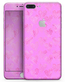 The Vibrant Pink Tiny Hearts of a Whole - Skin-kit for the iPhone 8 or 8 Plus