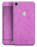 The Vibrant Pink Tiny Hearts of a Whole - Skin-kit for the iPhone 8 or 8 Plus