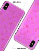 The Vibrant Pink Tiny Hearts of a Whole - iPhone X Clipit Case