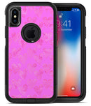 The Vibrant Pink Tiny Hearts of a Whole - iPhone X OtterBox Case & Skin Kits
