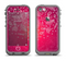 The Vibrant Pink & White Branch Illustration Apple iPhone 5c LifeProof Fre Case Skin Set