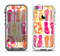 The Vibrant Pink & Yellow Flip-Flop Vector Apple iPhone 5-5s LifeProof Fre Case Skin Set