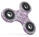 The Vibrant Pink and Purple Leaf Full-Body Fidget Spinner Skin-Kit