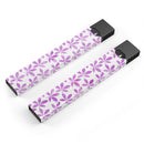 The Vibrant Pink and Purple Leaf - Premium Decal Protective Skin-Wrap Sticker compatible with the Juul Labs vaping device