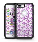 The Vibrant Pink and Purple Leaf - iPhone 7 or 7 Plus Commuter Case Skin Kit