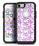 The Vibrant Pink and Purple Leaf - iPhone 7 or 7 Plus Commuter Case Skin Kit