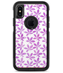 The Vibrant Pink and Purple Leaf - iPhone X OtterBox Case & Skin Kits