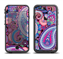 The Vibrant Purple Paisley V5 Apple iPhone 6/6s LifeProof Fre Case Skin Set