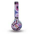 The Vibrant Purple Paisley V5 Skin for the Beats by Dre Mixr Headphones