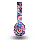 The Vibrant Purple Paisley V5 Skin for the Beats by Dre Original Solo-Solo HD Headphones