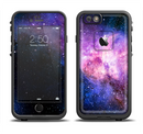 The Vibrant Purple and Blue Nebula Apple iPhone 6/6s LifeProof Fre Case Skin Set