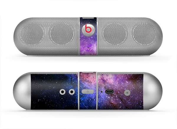 The Vibrant Purple and Blue Nebula Skin for the Beats by Dre Pill Bluetooth Speaker