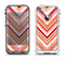 The Vibrant Red & Yellow Sharp Layered Chevron Pattern Apple iPhone 5-5s LifeProof Fre Case Skin Set