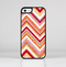 The Vibrant Red & Yellow Sharp Layered Chevron Pattern Skin-Sert Case for the Apple iPhone 5c
