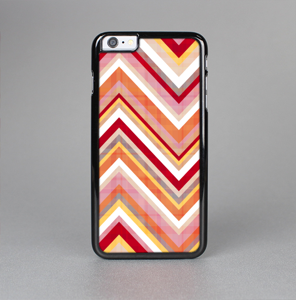 The Vibrant Red & Yellow Sharp Layered Chevron Pattern Skin-Sert for the Apple iPhone 6 Plus Skin-Sert Case