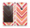 The Vibrant Red & Yellow Sharp Layered Chevron Pattern Skin Set for the Apple iPhone 5s