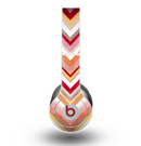 The Vibrant Red & Yellow Sharp Layered Chevron Pattern Skin for the Beats by Dre Original Solo-Solo HD Headphones