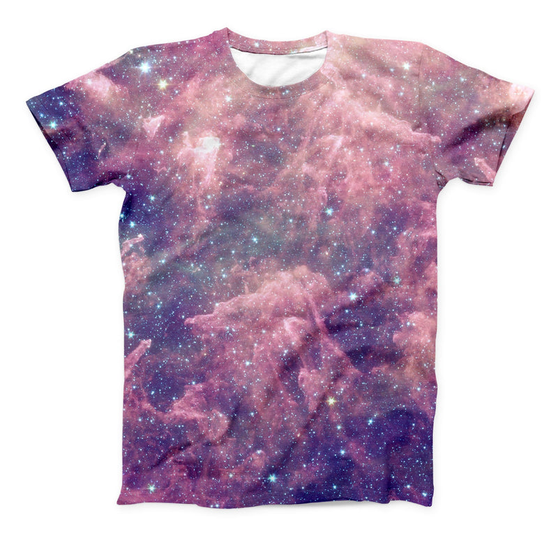 The Vibrant Sparkly Pink Nebula ink-Fuzed Unisex All Over Full-Printed ...