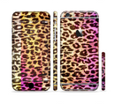 The Vibrant Striped Cheetah Animal Print Sectioned Skin Series for the Apple iPhone 6 Plus