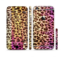 The Vibrant Striped Cheetah Animal Print Sectioned Skin Series for the Apple iPhone 6s Plus