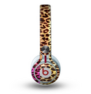 The Vibrant Striped Cheetah Animal Print Skin for the Beats by Dre Mixr Headphones