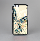 The Vibrant Tan & Blue Butterfly Outline Skin-Sert for the Apple iPhone 6 Plus Skin-Sert Case
