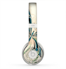 The Vibrant Tan & Blue Butterfly Outline Skin for the Beats by Dre Solo 2 Headphones