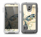 The Vibrant Tan & Blue Butterfly Outline copy Skin for the Samsung Galaxy S5 frē LifeProof Case
