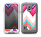 The Vibrant Teal & Colored Chevron Pattern V1 Skin Samsung Galaxy S5 frē LifeProof Case