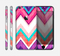 The Vibrant Teal & Colored Chevron Pattern V1 Skin for the Apple iPhone 6