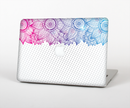 The Vibrant Vintage Polka & Sketch Pink-Blue Floral Skin Set for the Apple MacBook Pro 15" with Retina Display