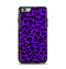 The Vibrant Violet Leopard Print Apple iPhone 6 Otterbox Symmetry Case Skin Set