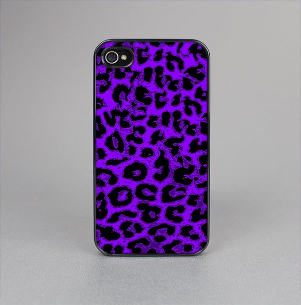 The Vibrant Violet Leopard Print Skin-Sert for the Apple iPhone 4-4s Skin-Sert Case
