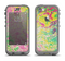 The Vibrant Yellow Colored Dots Apple iPhone 5c LifeProof Nuud Case Skin Set