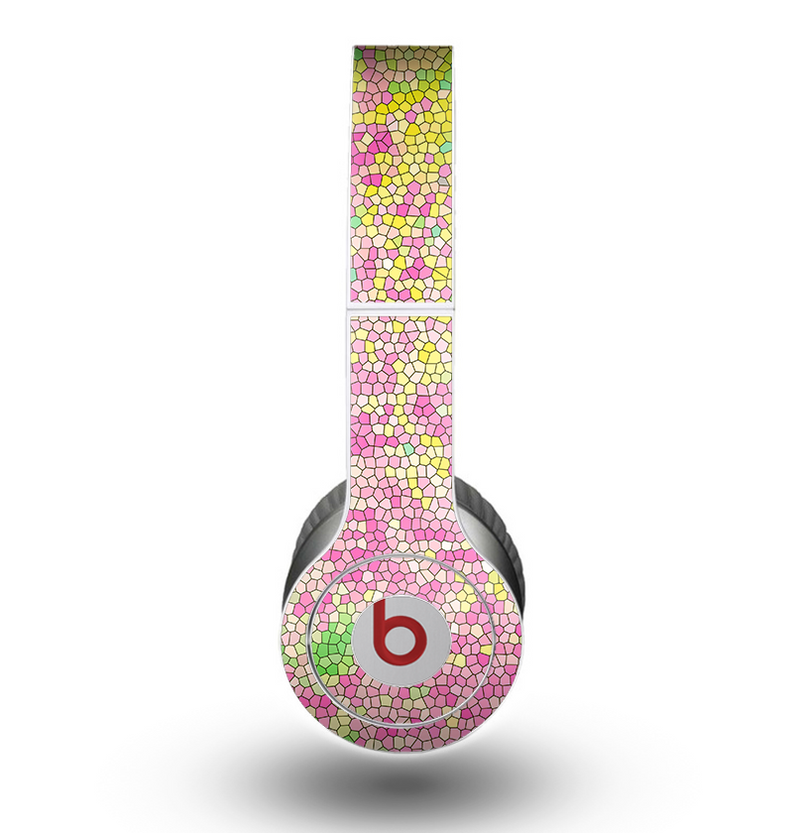 The Vibrant Yellow Colored Dots Skin for the Beats by Dre Original Solo-Solo HD Headphones