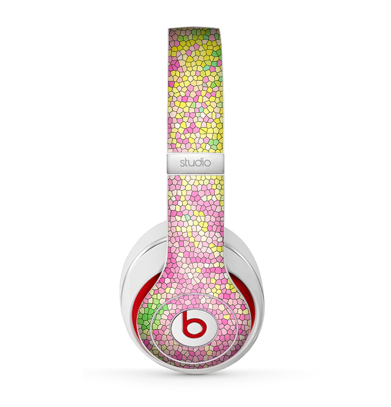 The Vibrant Yellow Colored Dots Skin for the Beats by Dre Studio (2013+ Version) Headphones