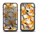The Vibrant Yellow Flower Pattern Apple iPhone 6/6s LifeProof Fre Case Skin Set