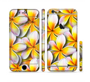 The Vibrant Yellow Flower Pattern Sectioned Skin Series for the Apple iPhone 6s Plus