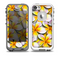 The Vibrant Yellow Flower Pattern Skin for the iPhone 5-5s fre LifeProof Case