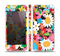 The Vibrant vector Flower Petals Skin Set for the Apple iPhone 5