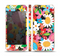 The Vibrant vector Flower Petals Skin Set for the Apple iPhone 5s