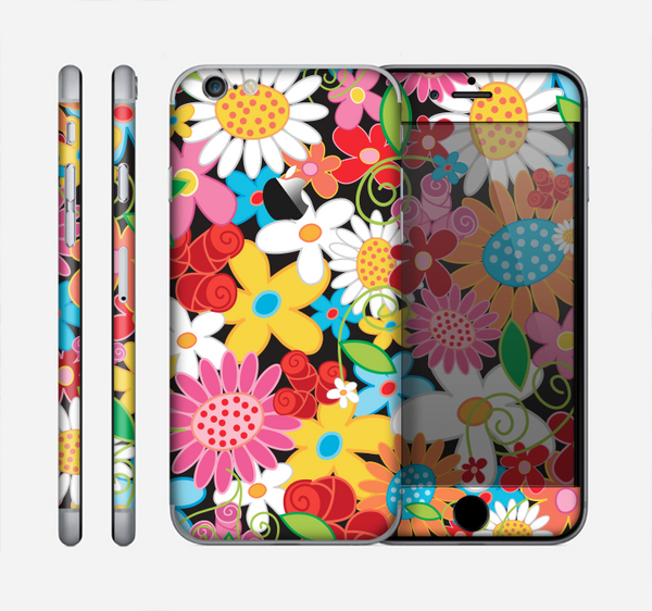 The Vibrant vector Flower Petals Skin for the Apple iPhone 6