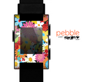 The Vibrant Vector Flower Petals Skin for the Pebble SmartWatch