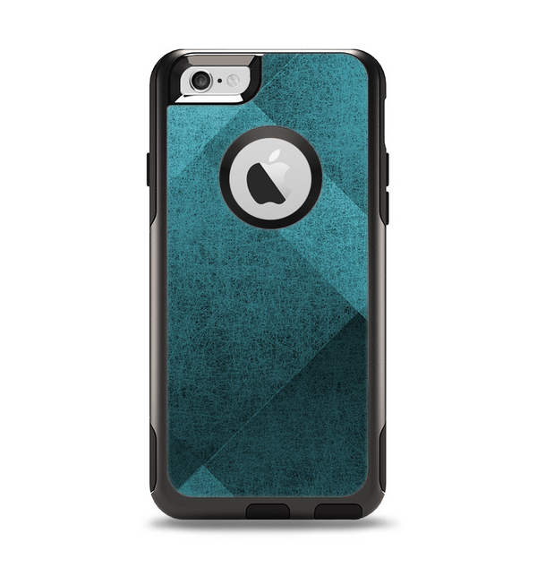 The Vinatge Blue Overlapping Cubes Apple iPhone 6 Otterbox Commuter Case Skin Set