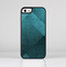 The Vinatge Blue Overlapping Cubes Skin-Sert Case for the Apple iPhone 5/5s