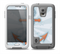 The Vinatge Blue Striped & Chained Anchor Skin for the Samsung Galaxy S5 frē LifeProof Case